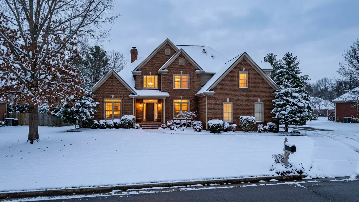 A Tennessee home with insulation and air sealing in Murfreesboro