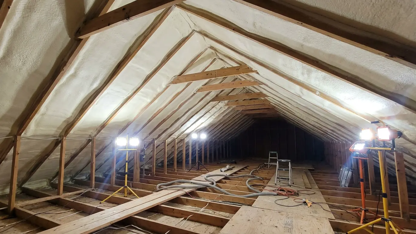 Unvented Attic Spray Foam | Music City Insulation Unvented Attic Spray Foam in Nashville and Middle Tennessee